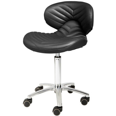 Chevron Manicure Technician Stool / Available in Black, Chocolate, White, Gray, as well as 100+ Other Colors! by Whale Spa