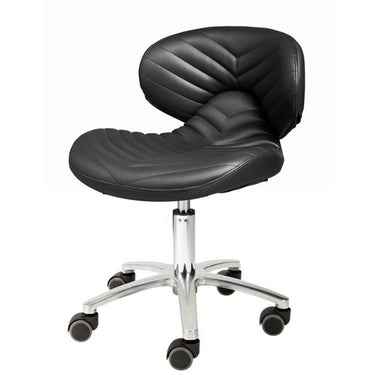 Chevron Pedicure Technician Stool / Available in Black, Chocolate, White, Gray, as well as 100+ Other Colors! by Whale Spa