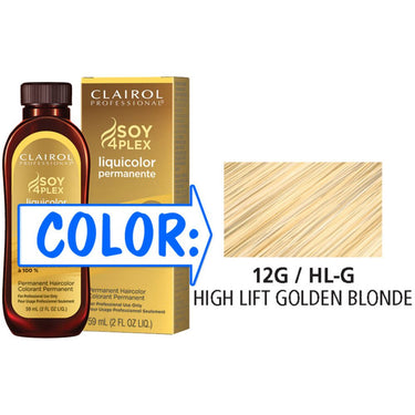 Clairol Professional Liquicolor Permanente - 12G/HL-G High Lift Golden Blonde / 2 oz.