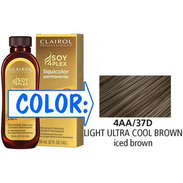 Clairol Professional Liquicolor Permanente - 4AA/37D Light Ultra Cool Brown / 2 oz.