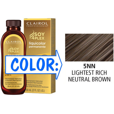 Clairol Professional Liquicolor Permanente - 5NN Lightest Rich Neutral Brown / 2 oz.
