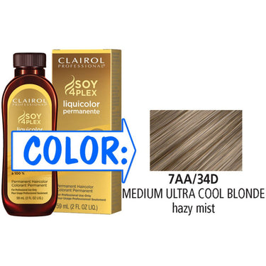 Clairol Professional Liquicolor Permanente - 7AA/34D Medium Ultra Cool Blonde / 2 oz.