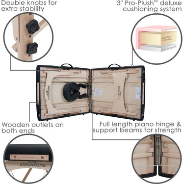 Classic Deluxe Portable Massage Table Package / Stronglite Series by EarthLite