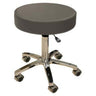 Classic Medical Rolling Stool with Aluminum Base / Adjustable Height from 20" - 26" by Custom Craftworks