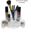 Clear Acrylic Cosmetic Organizer / 5.5"H x 6" Diameter Closed. 12.5" Wide When Open by Fantasea