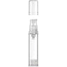 Clear Airless Bottle with Pump and Cap - 10 mL. Each / Case of 100 Bottles + Caps + Pumps