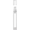 Clear Airless Bottle with Pump and Cap - 15 mL. Each / Case of 100 Bottles + Caps + Pumps