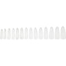 Clear Almond Gel Nail Tips - Soak-Off, 300-Piece Kit by DL Pro
