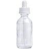 Clear Glass Dropper Bottle / 2 oz. by SOFT N STYLE