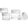 Clear Jars for Salon & Spa Professionals / Bag of 4 - 10 mL., 18 mL., 12 mL. and 30 mL. by Fantasea