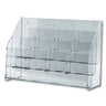 Clear Lucite Multi-pocket Rack 12 Pockets Holds 4"X9"