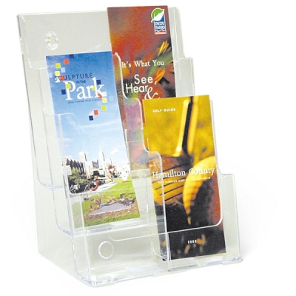 Clear Lucite Multi-pocket Rack 6 Pockets Holds 4