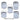 Clear Pail with Tin Lid / 3" Diameter x 3" High / 144 Pack