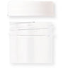Clear Sample Jar with White Threaded Cap with Liner - 0.25 oz. / Case of 300
