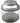 Clear Tea Can with Tin Lid - 3-1/2"W x 2-3/4"L / 1 Case (72 per Case)