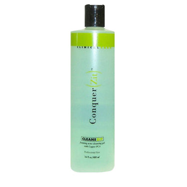 Clinical Care Conquer(Zit) CleansZit - Foaming Acne Cleansing Gel / 16 fl. oz. - 480 mL.