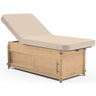 Clinician Adjustable Lift-Assist Backrest Spa Table / Manual Height Adjustment / Hydraulic Lift Backrest by Oakworks