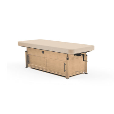 Clinician Manual Hydraulic Adjustable Height Spa Table / Flat Top by Oakworks