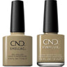 CND Gilded Sage Duo - Shellac + Vinylux / #433