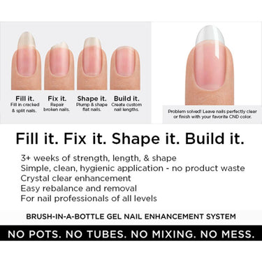 CND Plexigel - Builder / 0.5 oz. - 15 mL. - Part of the PlexiGel Brush-in-a-Bottle Gel Nail Enhancement System