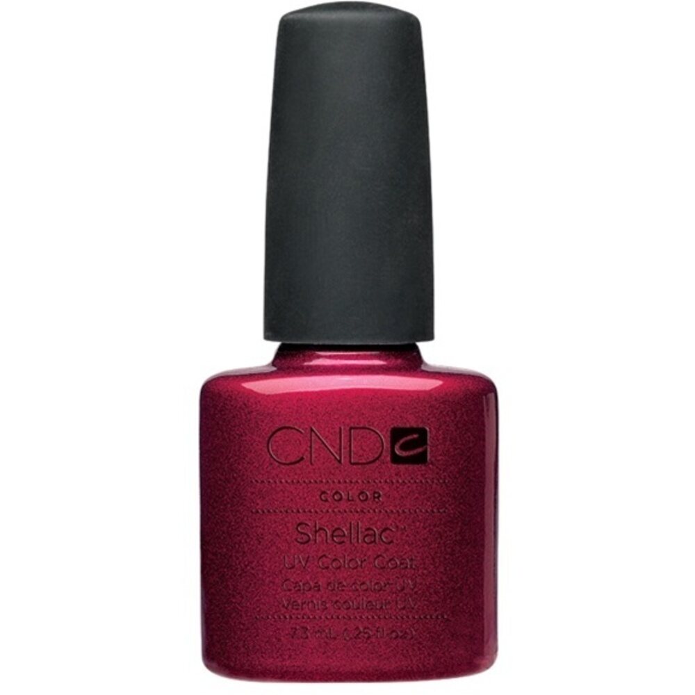 Shellac Fiery Red CND Shellac Red Baroness / 0.25 oz. - 7.3 mL.- The 14 Day Manicure is ...