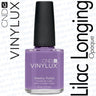 CND VINYLUX Lilac Longing / 0.5 oz. - 7 Day Air Dry Nail Polish
