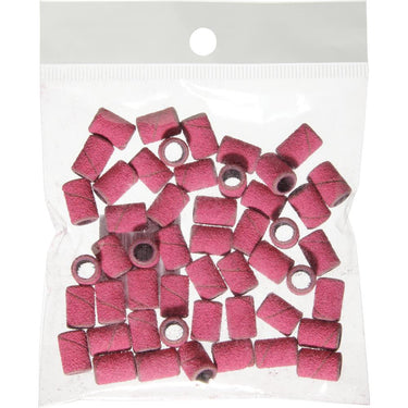 Coarse 80-Grit Sanding Bands - 50-Pack for Nail Filing by DL Pro