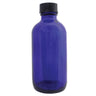 Cobalt Blue Glass Bottle with Cap - 4 oz. by DL Pro