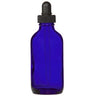 Cobalt Blue Glass Dropper Bottle / 4 oz.