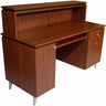 Collins Neo Beta Reception Desk / 56"W x 25"D x 42"H / 50+ Color Choices / Made to Order - Ships in 2-3 Weeks