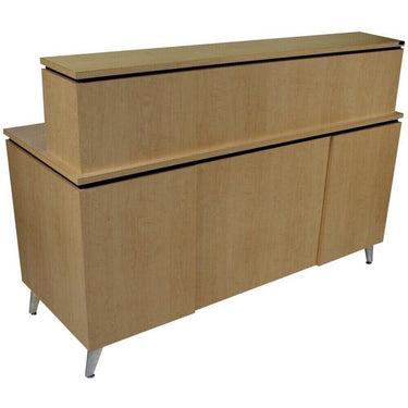 Collins Neo Delta Reception Desk / 60"W x 25"D x 42"H / 50+ Color Choices / Made to Order - Ships in 2-3 Weeks