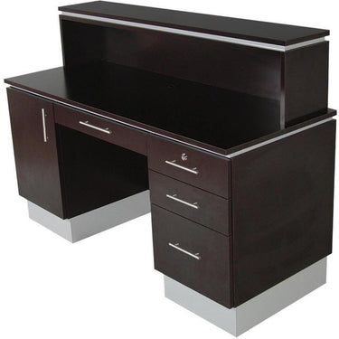 Collins Neo Gamma Reception Desk / 60"W x 25"D x 42"H / 50+ Color Choices / Made to Order - Ships in 2-3 Weeks