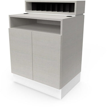 Collins Reve Concierge Reception Desk / 30"L x 23"W x 43"H / 50+ Color Choices / Made to Order - Ships in 2-3 Weeks