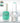 Color Club Gel Duo Pack - AGE OF AQUARIUS - 1 Gel Lacuqer 0.5 oz + 1 Lacquer 0.5oz Matching Color