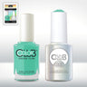 Color Club Gel Duo Pack - AGE OF AQUARIUS - 1 Gel Lacuqer 0.5 oz + 1 Lacquer 0.5oz Matching Color