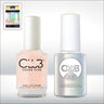 Color Club Gel Duo Pack - BONJOUR GIRL - 1 Gel Lacuqer 0.5 oz + 1 Lacquer 0.5oz Matching Color