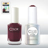 Color Club Gel Duo Pack - FEVERISH - 1 Gel Lacuqer 0.5 oz + 1 Lacquer 0.5oz Matching Color