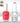 Color Club Gel Duo Pack - WATERMELON CANDY PINK - 1 Gel Lacuqer 0.5 oz + 1 Lacquer 0.5oz Matching Color
