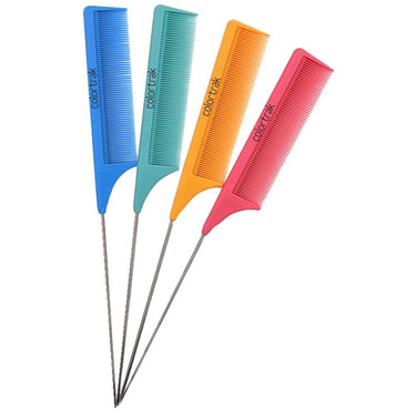 Colortrak Carbon Fiber Pintail Combs / 24 Pack