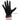 Colortrak Disposable Powder Free Black Vinyl Gloves - X-LARGE / 100 Count