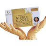 Colortrak Golden Glow Nitrile Gloves - SMALL / 100 Count