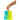 Colortrak Gradient Pop-Up Foil Blue/Yellow - 400 Count - 5"X 11"