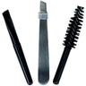 Complete Pro 3 Piece Sanitary Disposable Mini Brow Kits / Pack of 24 Kits