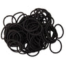 Complete Pro Nylon Thick Large Hair Ties - 4 mm Thick x 2" Diameter / 100 Count
