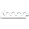 Complete Pro Toe Separators - WHITE / 12 Pairs per Pack X 60 Packs = Case of 720 Pairs