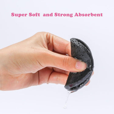 Compressed Facial Sponges - BLACK - 100% Natural Cosmetic Spa Sponges for Facial Cleansing, Exfoliating Mask, Makeup Removal - Each Sponge is 2.7" Diameter When Hydrated / 250 MEGA PACK
