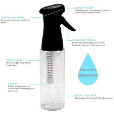 Continuous Mist Spray Bottle / Holds 12 fl. oz. 