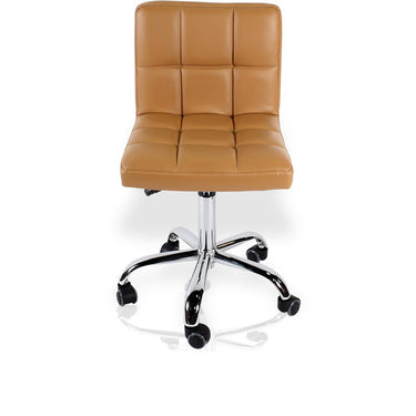 Cookie Technician Stool / Available with Manicure Height Medium Piston - 15.5" to 25" or Pedicure Height Low Piston - 13" to 16" / Upholstery Black, Cappuccino, Chocolate, Mocha, Taupe or Red by J&A