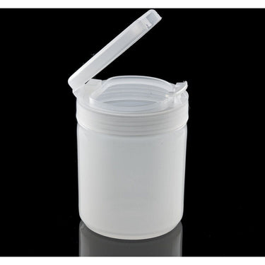 Cotton Pad Storage Container - For Cosmetic, Nail Remover Pads - Natural