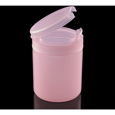 Cotton Pad Storage Container - For Cosmetic, Nail Remover Pads - Purple